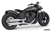 Freedom Performance Exhaust 4" Slip-Ons for Indian Scout 2015-2024
