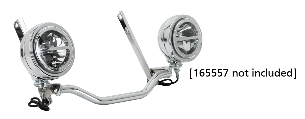 V-Twin Chrome Spot Lamp Mounting Bars – Electric & Light