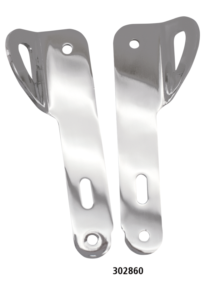 Zodiac Tie-Down Brackets for Touring & Softail – Front Forks