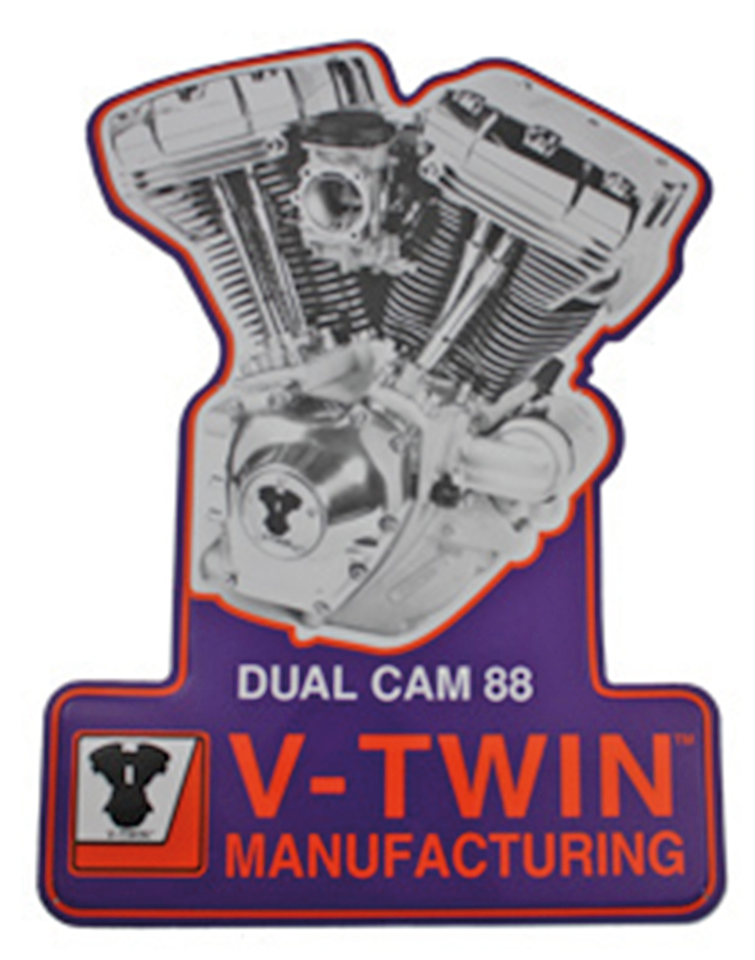V-Twin Engine Plaques – Helmets