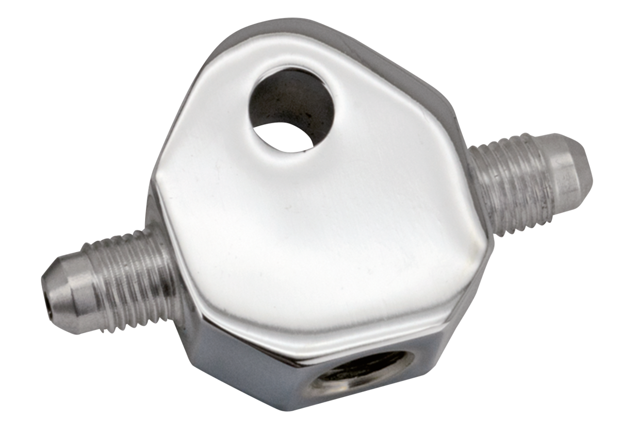 Zodiac Chrome Plated Custom Brake Line Tees – Control Cables & Hydraulic Lines