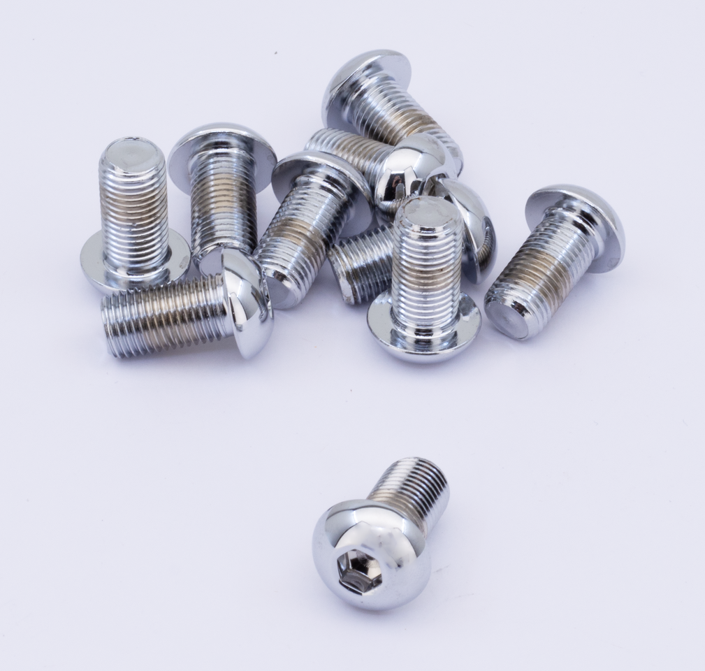 Midwest Acorn Nut Company Chrome Plated Button Head Allen Screws Assortment – Hardware