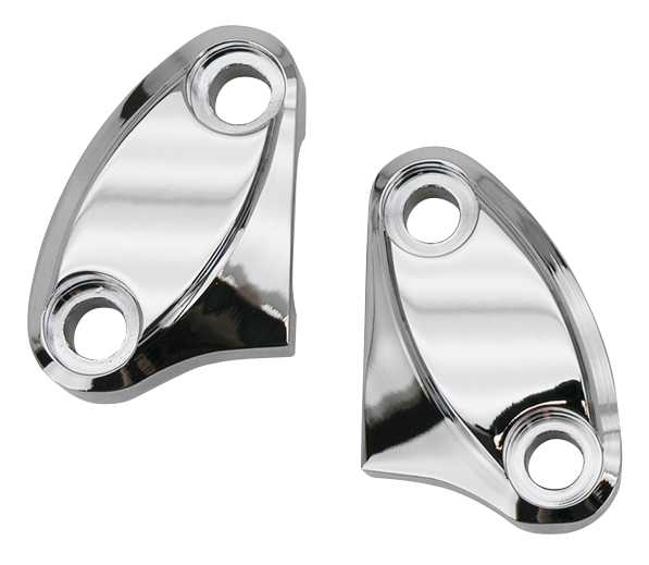 Zodiac Chrome Plated Early Style Riser Clamps – Handlebar