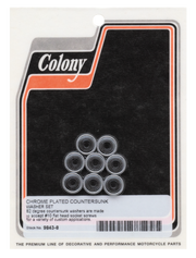 Colony Companion Countersunk Chrome Washers – Hardware