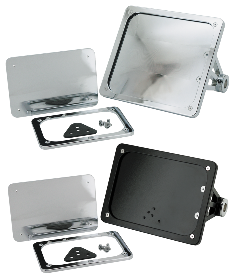 Zodiac License Plate Frames and Backing Plates – Electric & Light