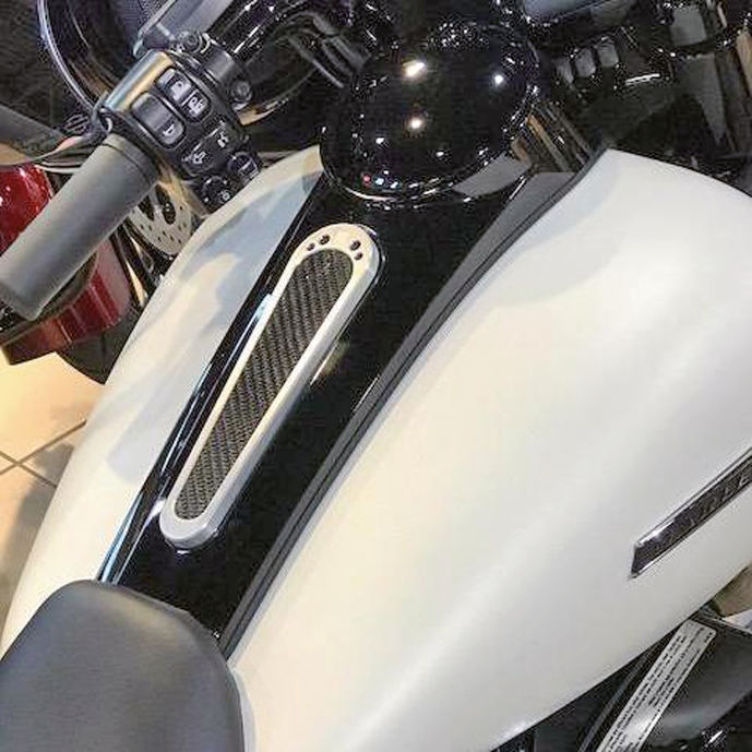 Brass Balls Cycles Fuel Doors & Dash Inserts