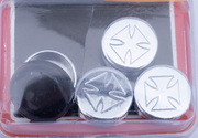 Midwest Acorn Nut Company Chrome Bolt Covers for Hex, Allen and Buttonhead Bolts – Hardware