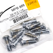 Midwest Acorn Nut Company Chrome Plated Button Head Torx Screw Assortment – Hardware