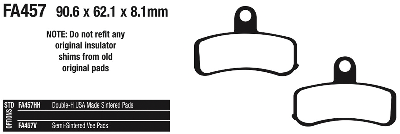 Ebc Front Disc Brake Pads