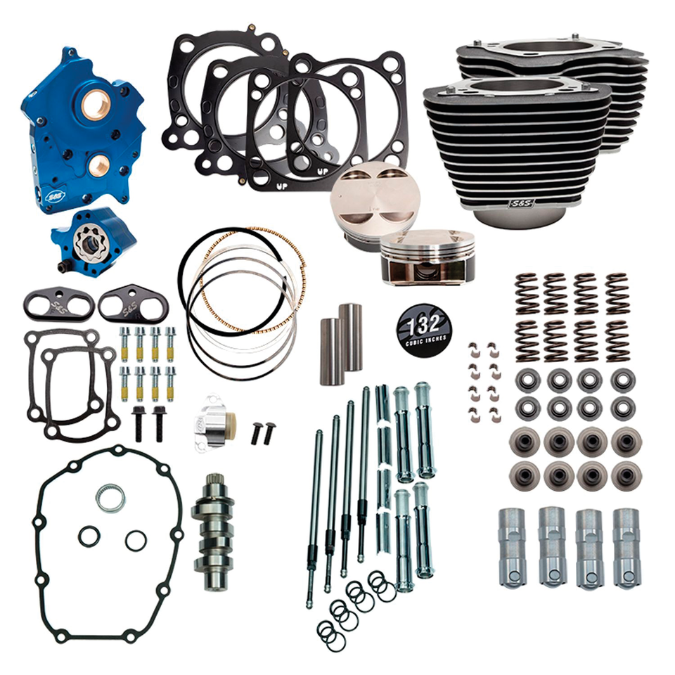 S&S 124CI, 128CI, 129CI & 132CI Power Packages for Milwaukee Eight – Engine