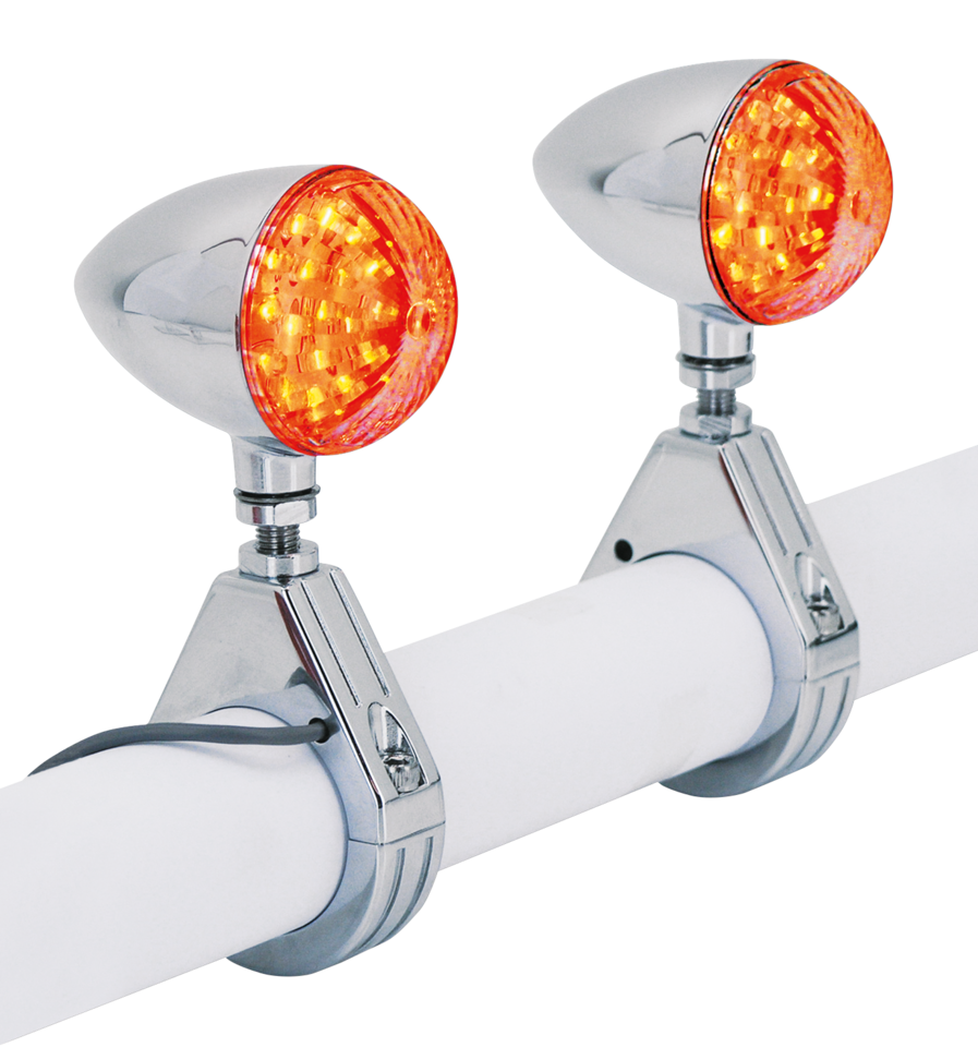 Zodiac Hi-Point Fork Mounted LED Turn Signals – Electric & Light