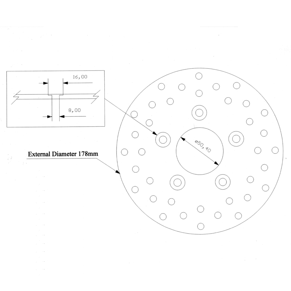 Kustom Tech Stainless Custom Front Brake Discs