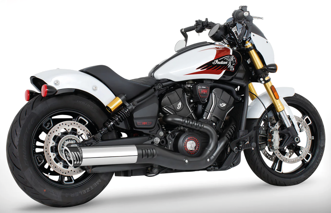 Freedom Performance Exhaust 4" Slip-Ons for Indian Scout 2025 to Present