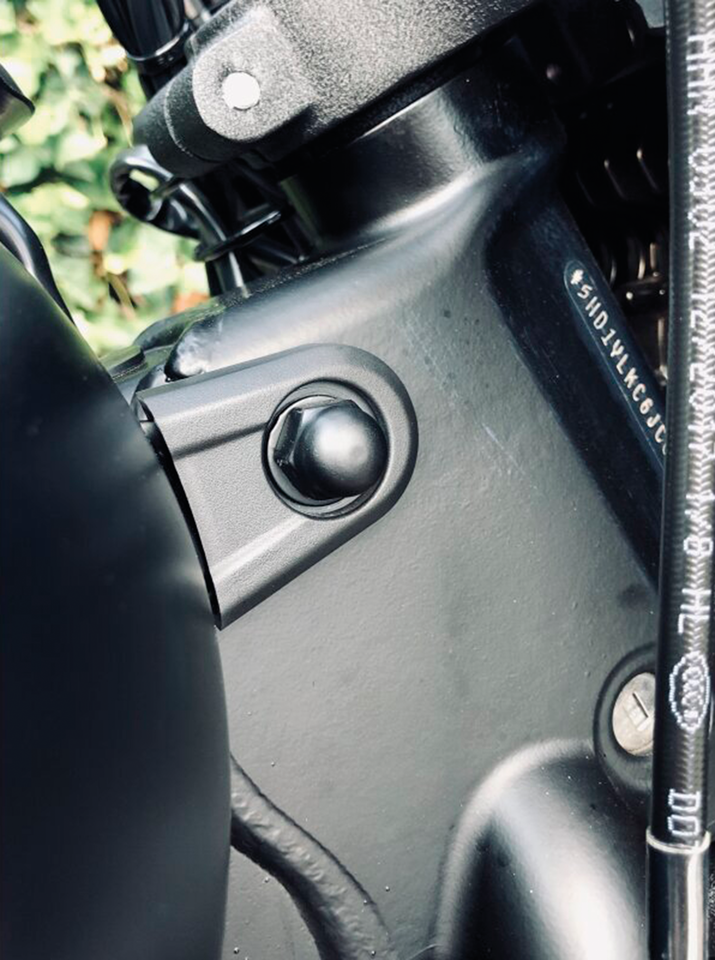 Screws4Bikes Black Stainless Steel Tank Mount Kits – Gas- & Oil Tank