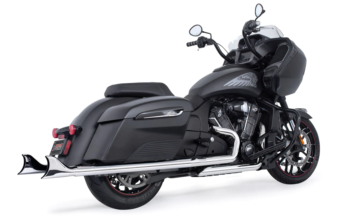 Freedom Performance Exhaust Sharktail True Duals for Indian Powerplus & Thunderstroke
