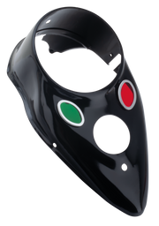 V-Twin Replica 1939-1942 Style Cat Eye Dash Cover – Gauges & Dashes