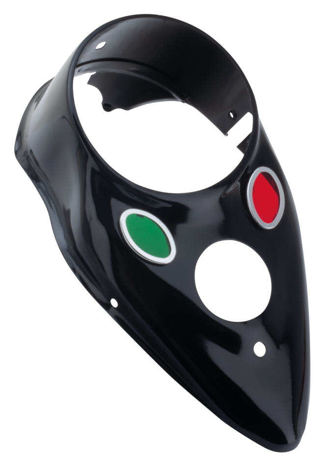 V-Twin Replica 1939-1942 Style Cat Eye Dash Cover – Gauges & Dashes
