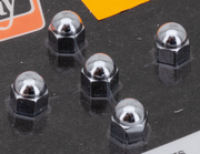 Colony Round Top Chrome Acorn Nuts – Hardware