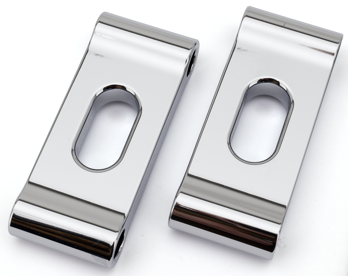 Zodiac Chrome "trapdoor" Front Fender Spacers – Fender & Struts