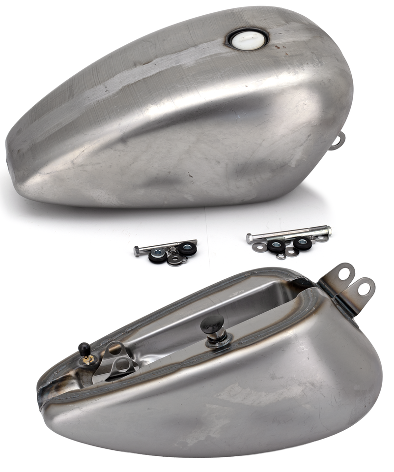Zodiac Late Style Rolled Edge King Tank for Sportster – Gas- & Oil Tank