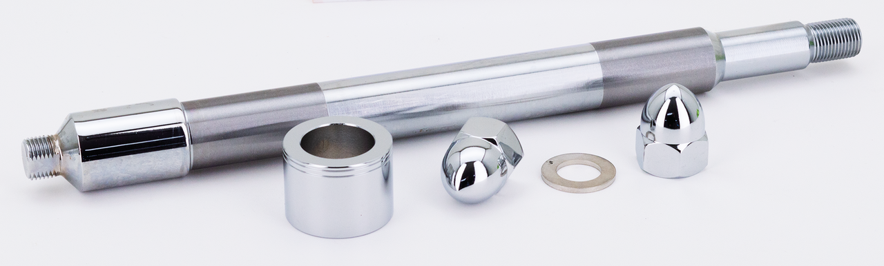 Zodiac Chrome Plated Front and Rear Axles – Wheel & Tire