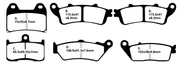 EBC Brakes International Disc Brake Pads for Victory