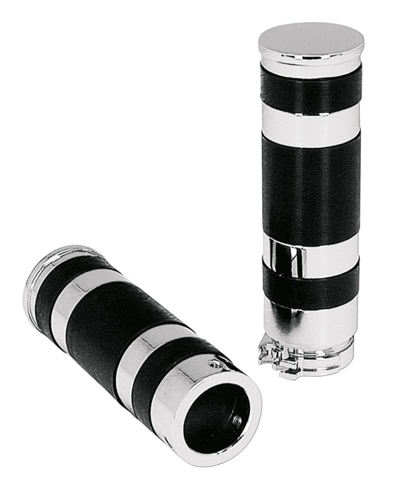 Zodiac Chrome Plated Flat Band Style Grip Sets – Handlebar