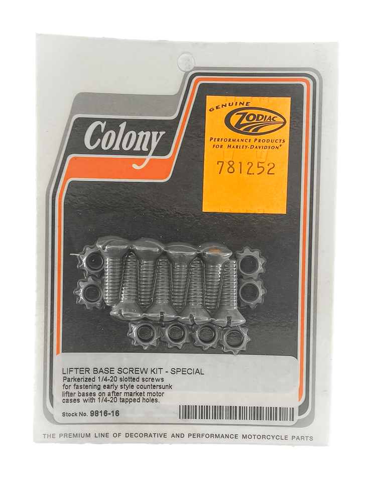 Colony Lifter Base & Tappet Block Screws – Hardware