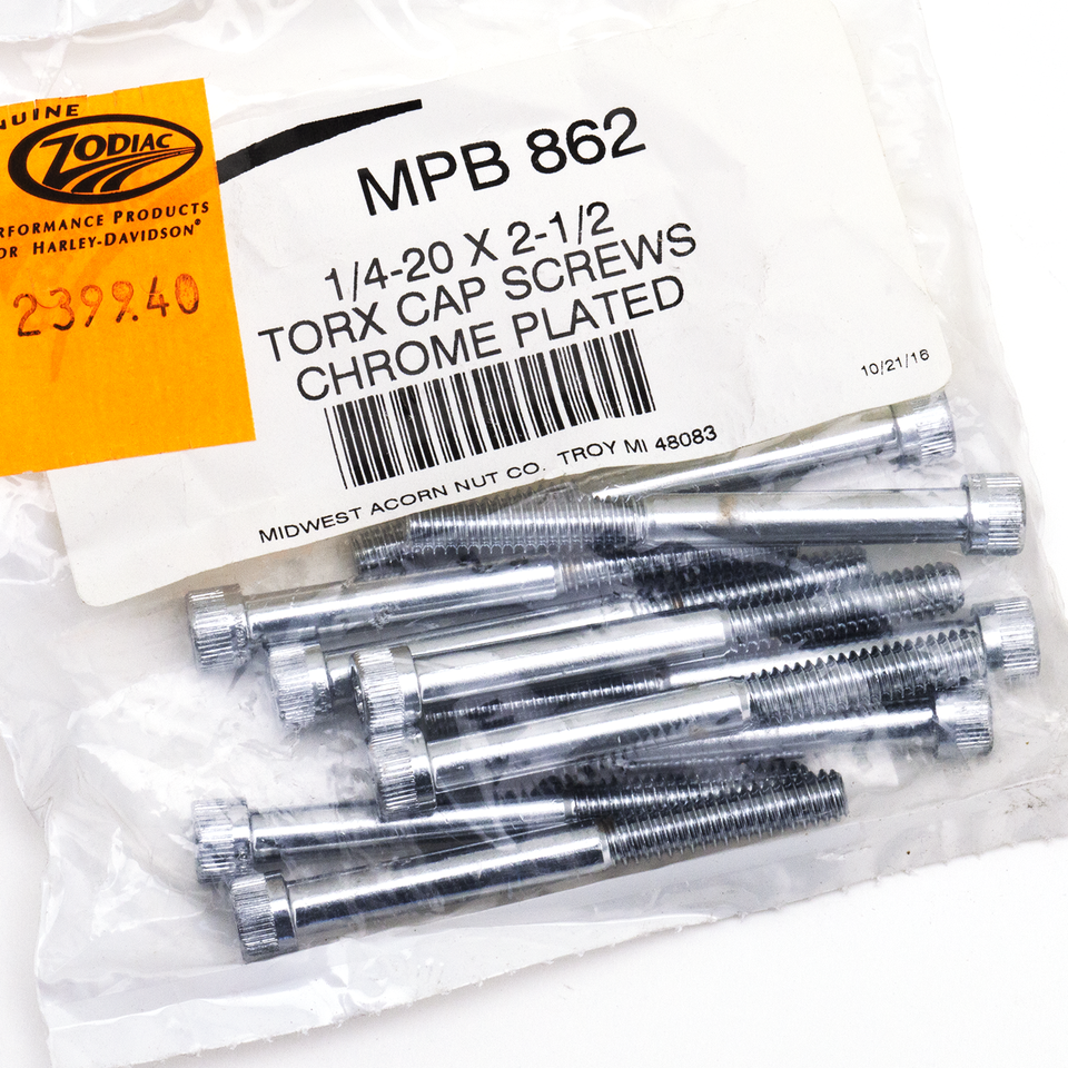 Midwest Acorn Nut Company Chrome Plated Socket Head Torx Screw Assortment – Hardware