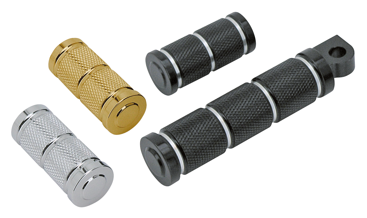 Zodiac Retro Style Knurled Billet Aluminum Foot & Shifter Pegs – Foot Control
