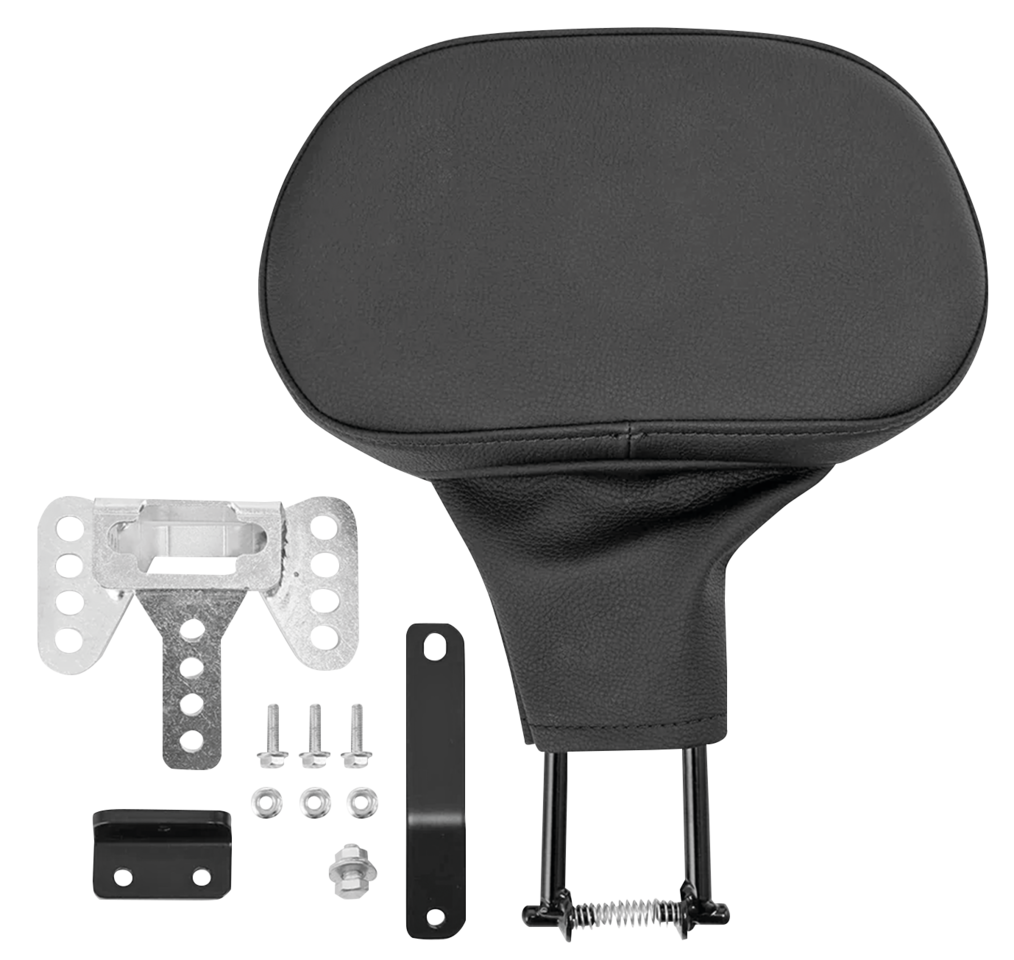 C.C. Rider Adjustable Deluxe Driver Backrest for Touring – Seat