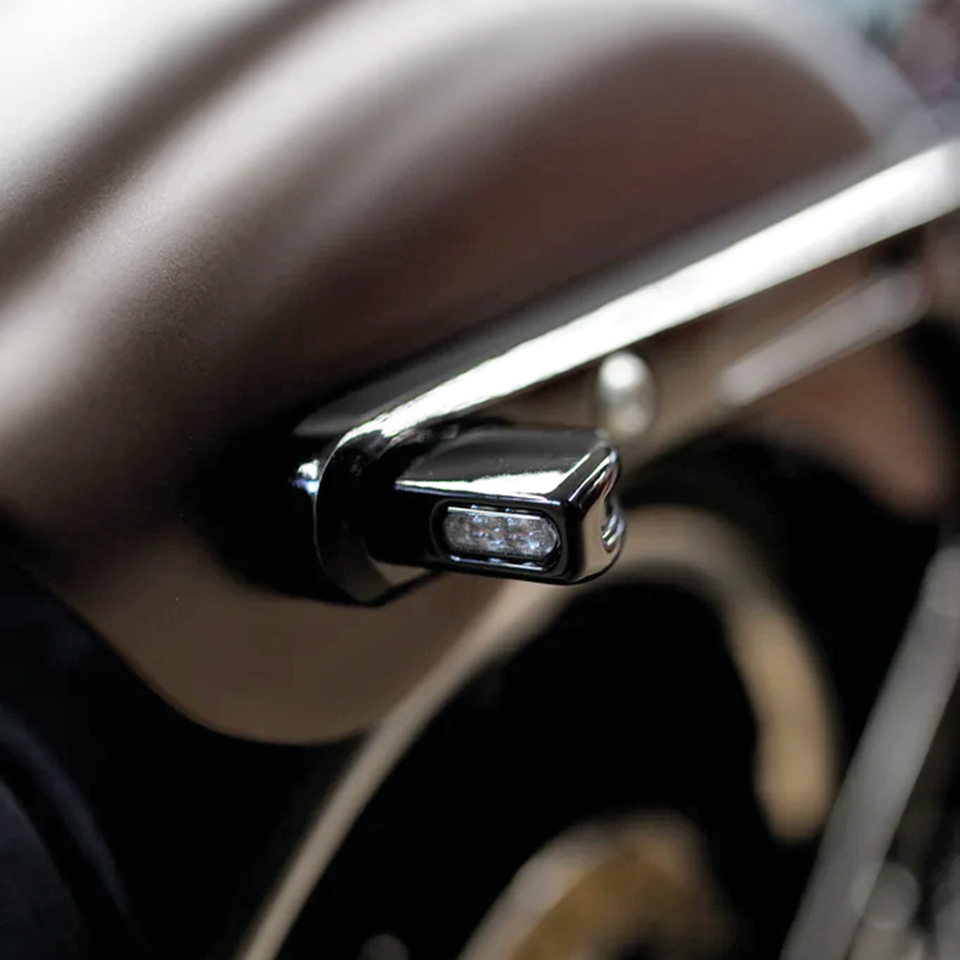 Tommy & Sons Crook Series Multi Function Rear Turn Signals for Softail – Electric & Light