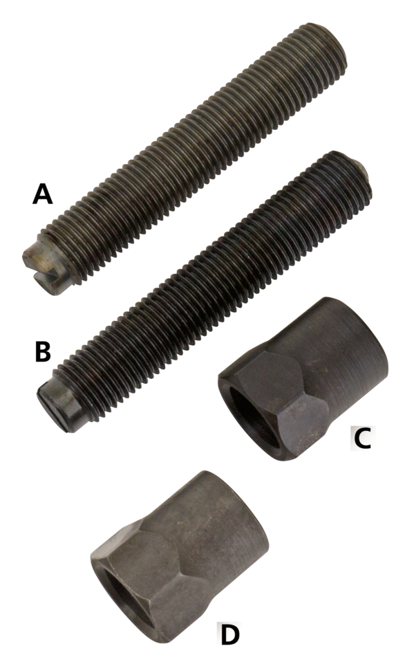 Bender Cycle Pushrod Adjusting Screw and Lock Nut – Primary & Clutch