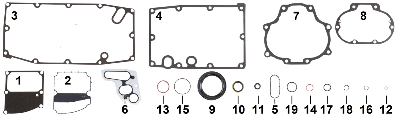 James Gaskets Milwaukee Eight Transmission Gaskets & Seals – Gasket & Seals
