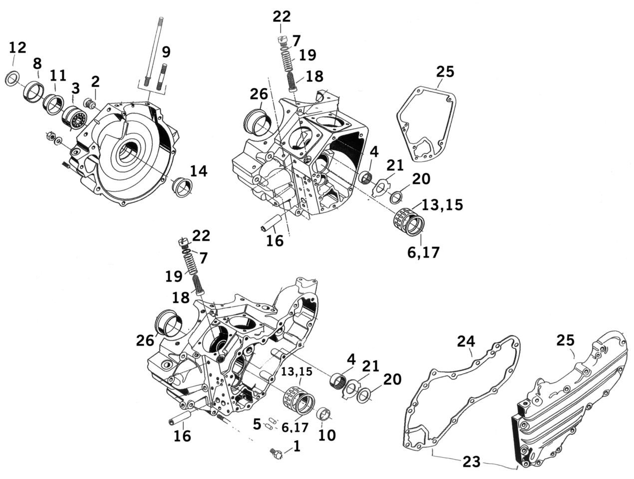 Bender Cycle Drain Plug for 4 Speed Big Twin – Gas- & Oil Tank