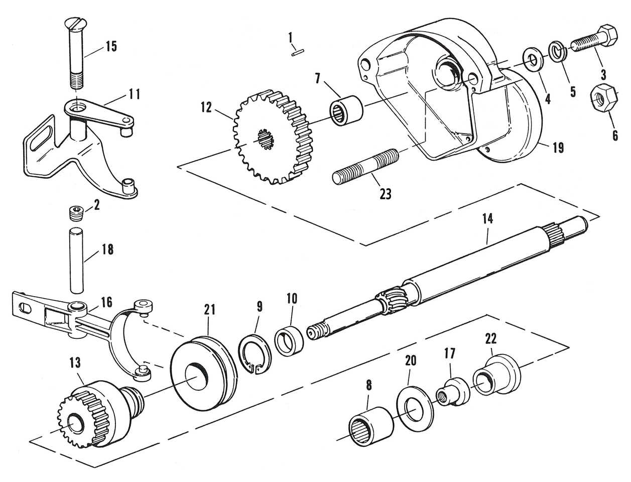 V-Twin Starter Housing Parts for 1980-1988 Flt, FXR & Softail – Engine Electrics