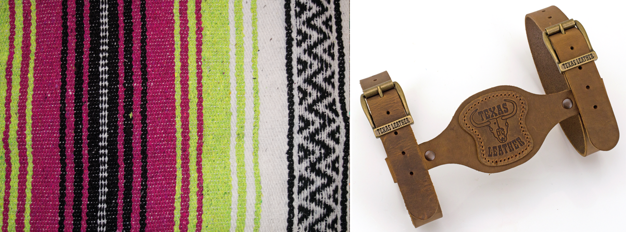 Texas Leather Mexican Blankets – Helmets