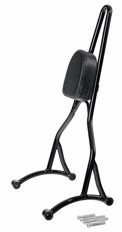 Zodiac Bolt-On Tall Sissy Bars with Pad – Seat