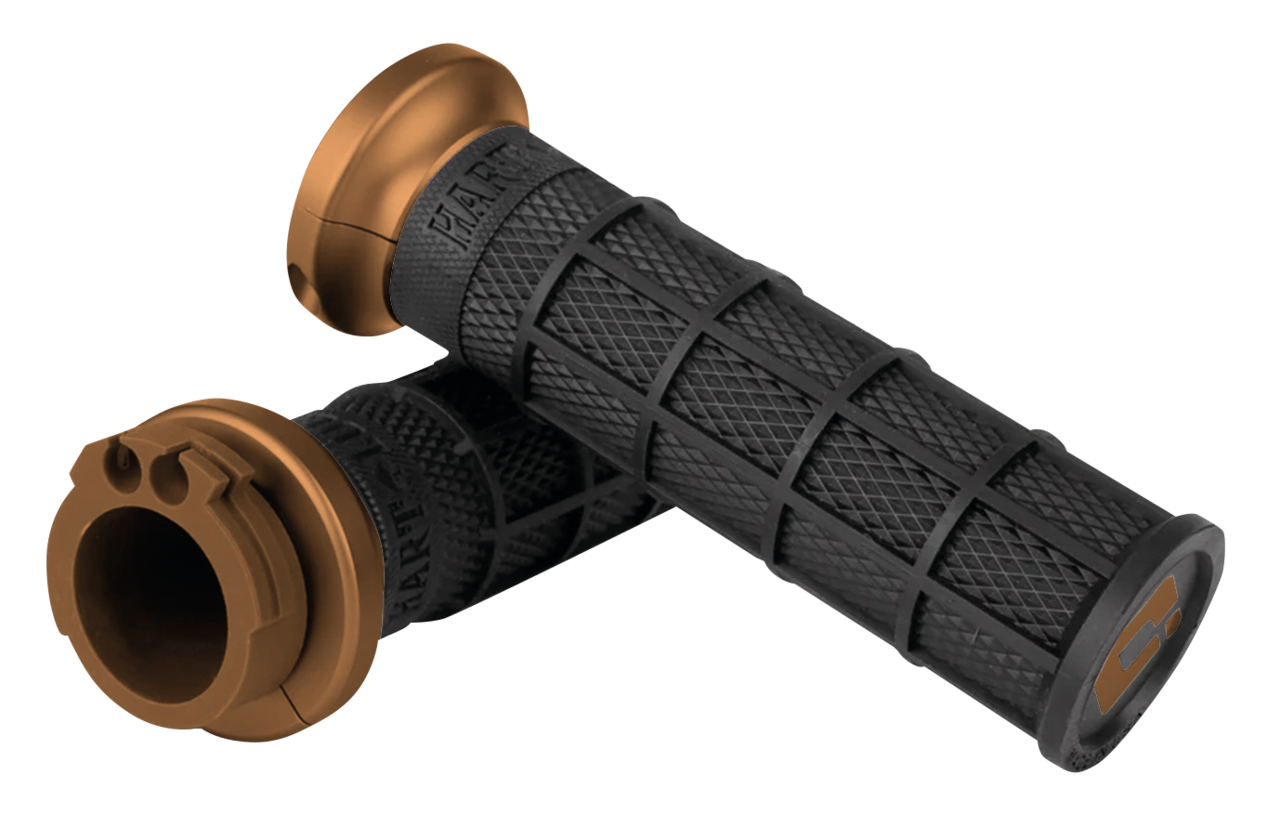 Hart Luck Odi Hart-Luck Lock-On Signature Full-Waffle Slip-On Grips – Handlebar
