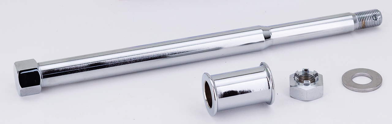 Zodiac Chrome Plated Front and Rear Axles – Wheel & Tire