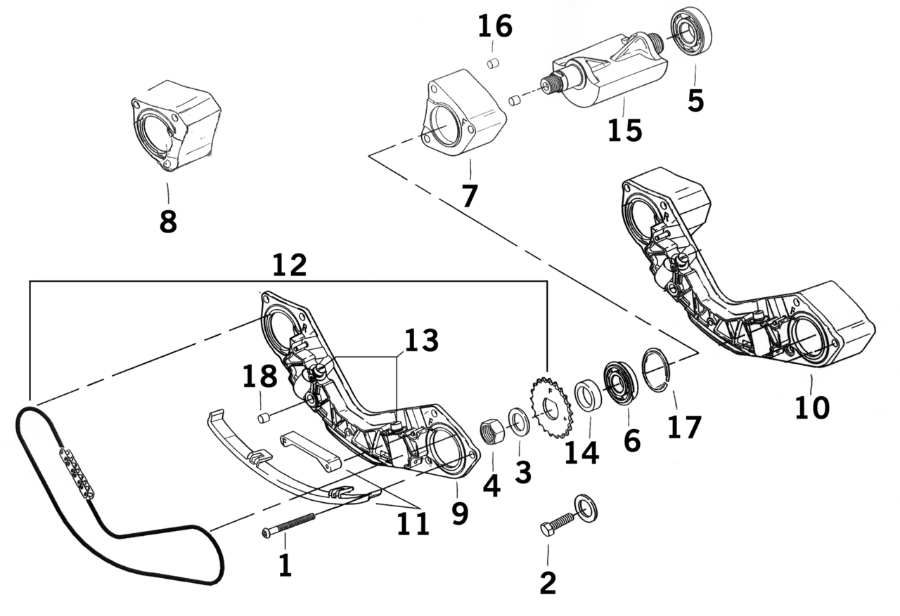 Zodiac Engine Balancer Parts for Twin Cam B