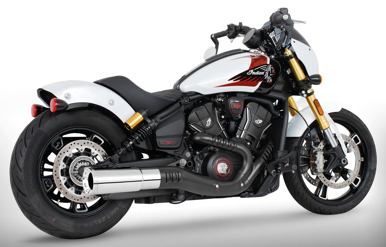 Freedom Performance Exhaust 4" Slip-Ons for Indian Scout 2025 to Present