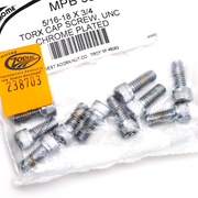 Midwest Acorn Nut Company Chrome Plated Torx Head Screws Assortment – Hardware