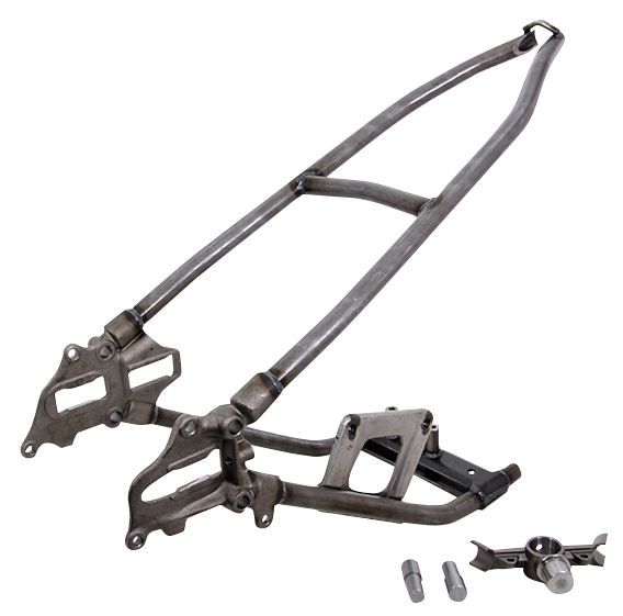 V-Twin Hardtail Conversion for 1958-1984 4-SPEED Big Twin – Frame & Rear Suspension