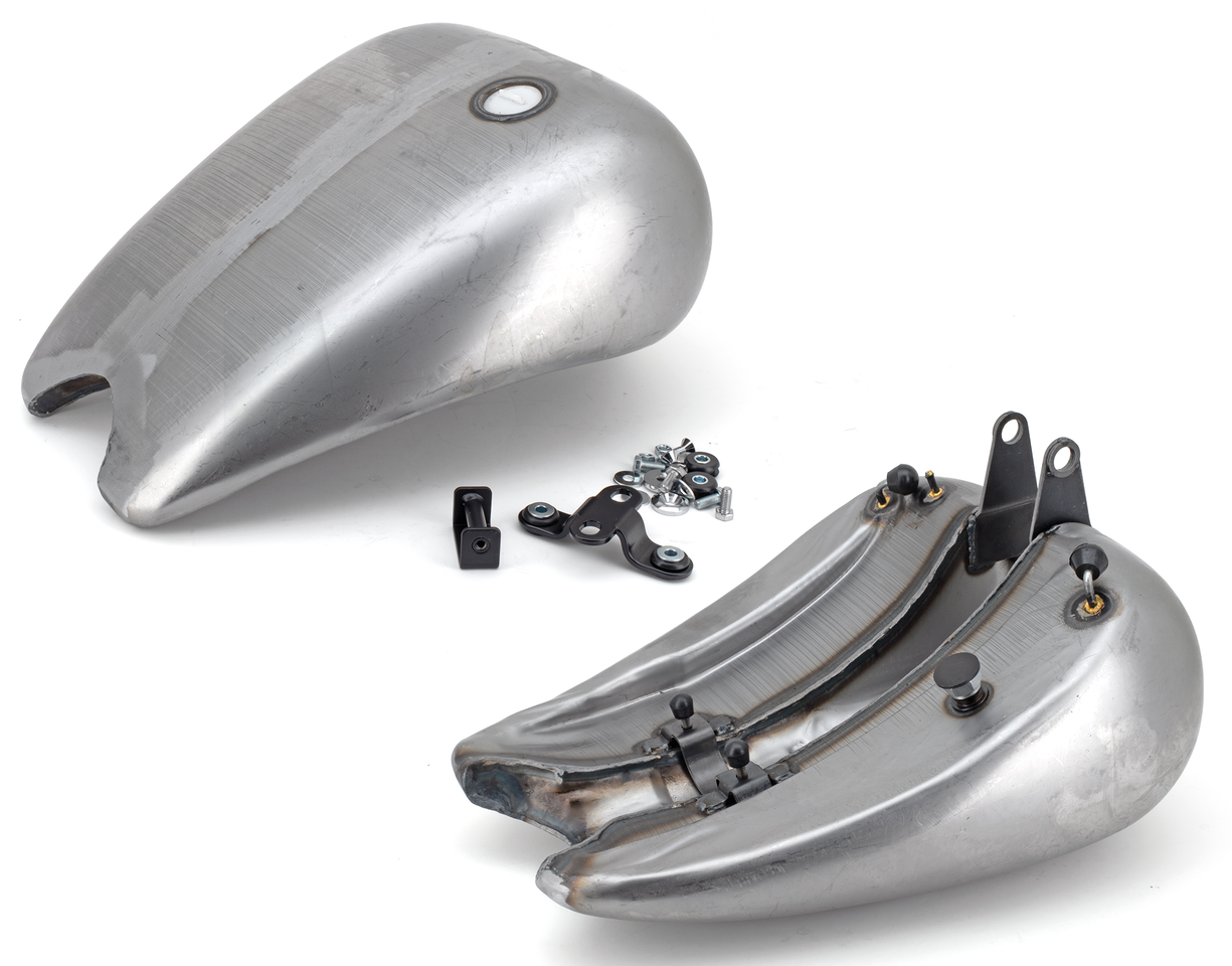 Zodiac One Piece Stretched Smooth Top Steel Gas Tank for Softail – Gas- & Oil Tank
