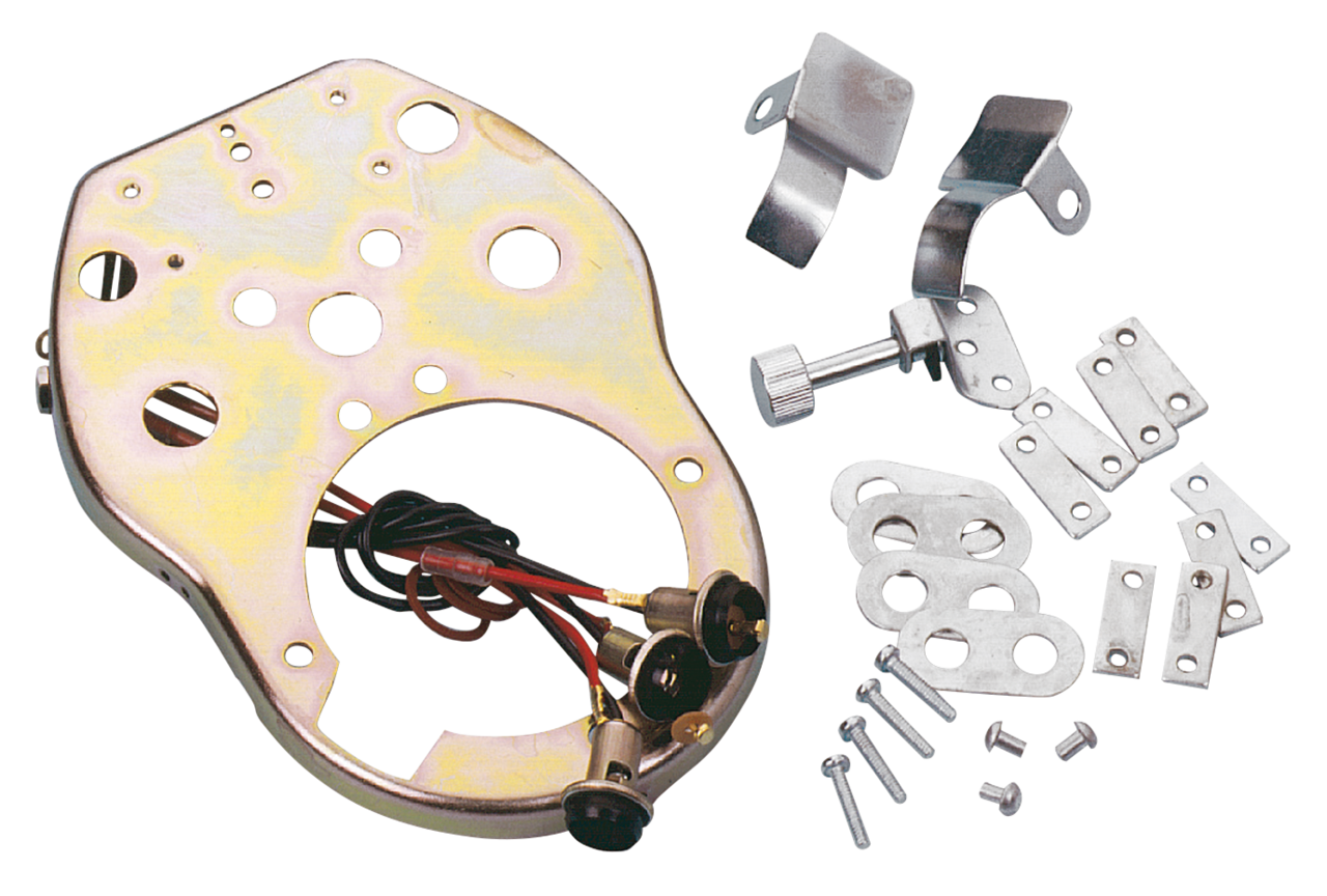 V-Twin Cat-Eye Dash for Fat Bob Tank – Gauges & Dashes