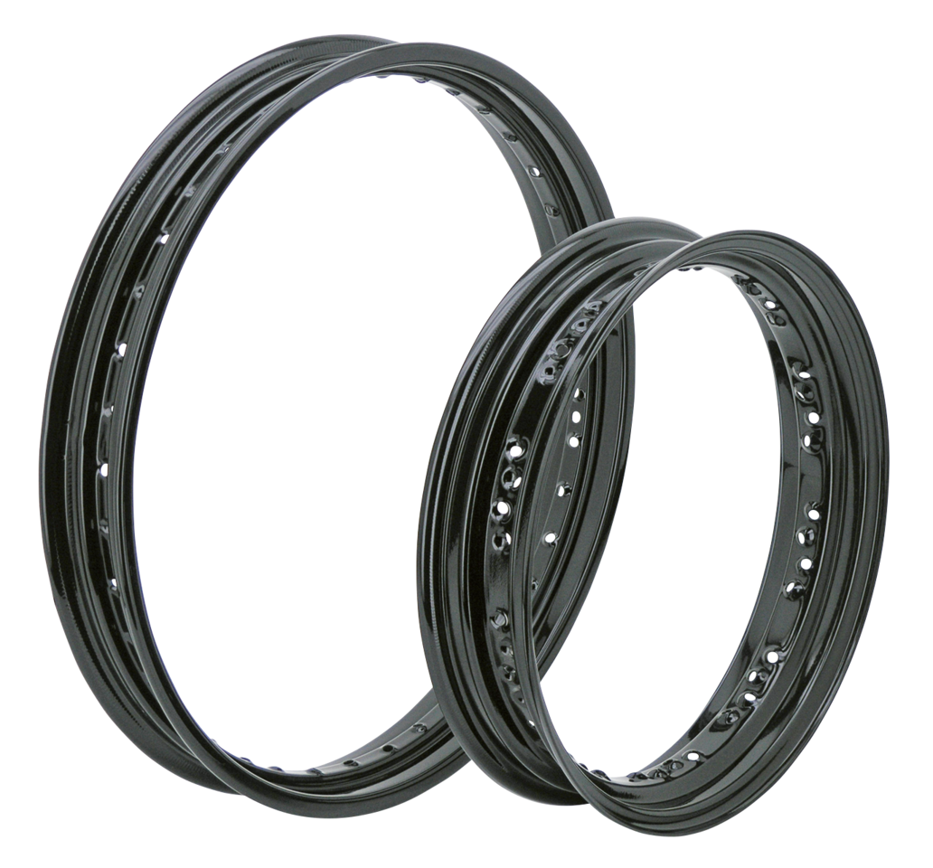 Zodiac Black Powder Coated Rims – Wheel & Tire