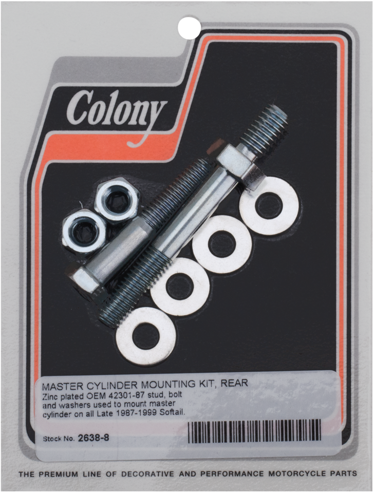 Colony Softail Rear Brake Master Cylinder Mount Kit – Foot Control