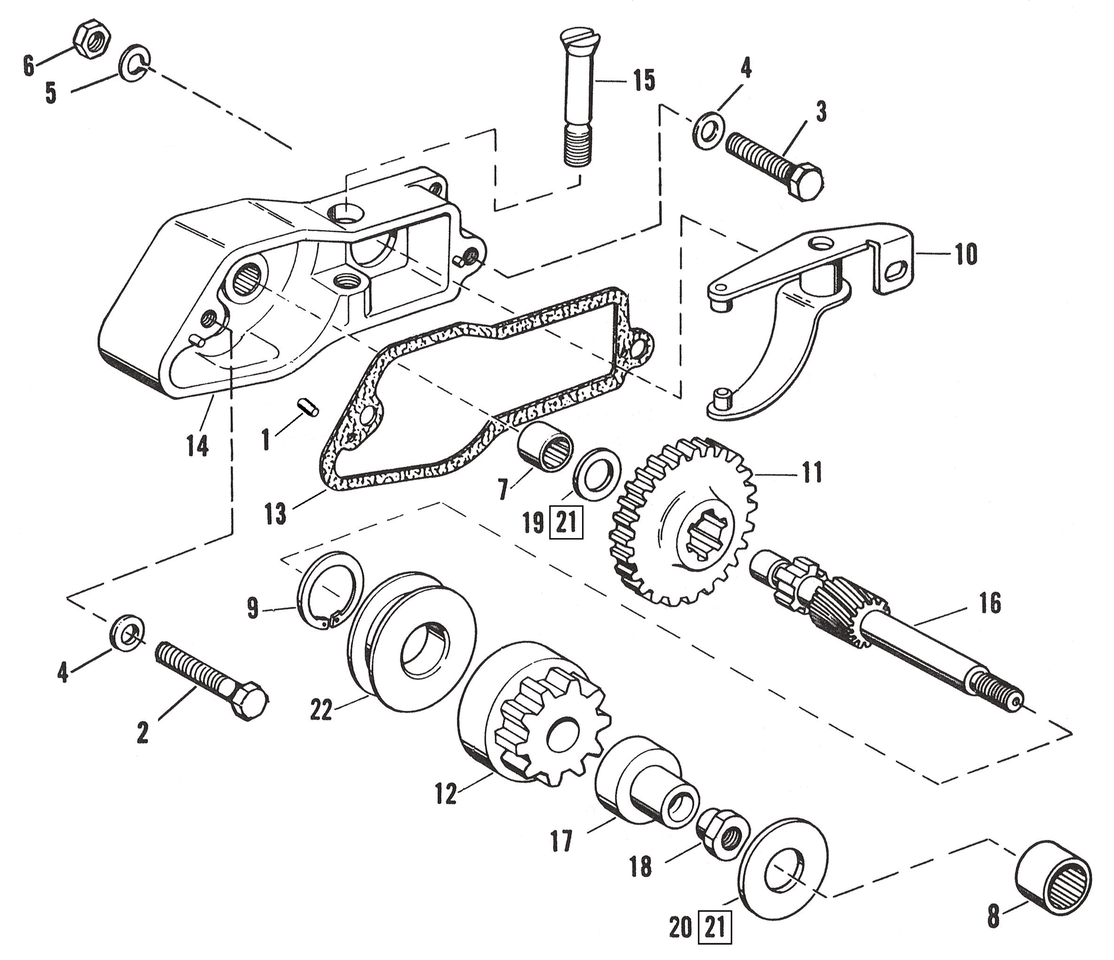 V-Twin Starter Housing Parts for 1967-1980 Sportster – Engine Electrics