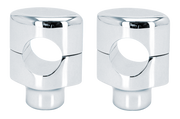 Zodiac Billet Aluminum Handlebar Risers for Use with 1 1/2" Handlebars